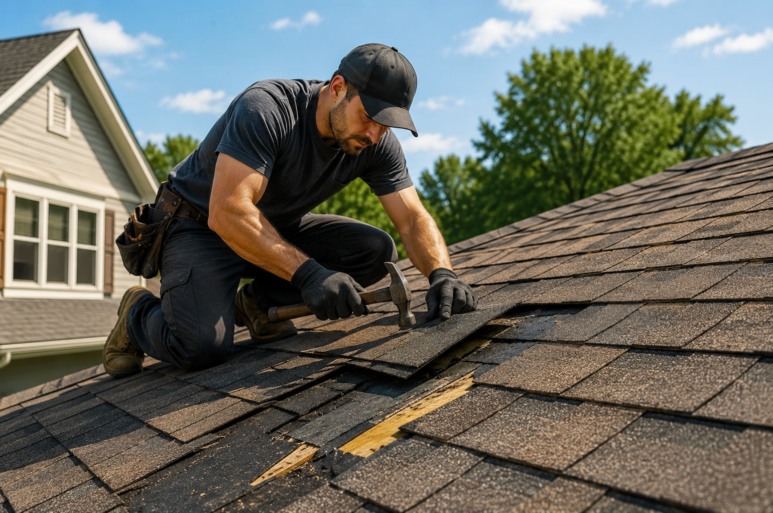Residential roof repair services in Florida